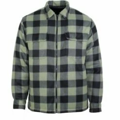 Meilleur prix 🌟 CHALLENGER CARNAC2 VESTE SURCHEMISE POLAIRE OLIVE L - VERT ✔️