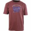 Tout neuf 🧨 CHALLENGER A2135A TEE 👚 SHIRT PRINT POITRINE BORDEAUX 3XL - BORDEAUX 🤩