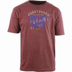 Tout neuf 🧨 CHALLENGER A2135A TEE 👚 SHIRT PRINT POITRINE BORDEAUX 3XL - BORDEAUX 🤩