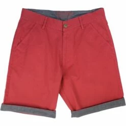 Budget 🤩 CHALLENGER L2102A BERMUDA UNI ROUGE 48 - ROUGE 👍