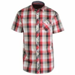 Le moins cher 🤩 CHALLENGER TORNADE3 CHEMISE ORANGE/BEIGE/GRIS S - ORANGE 🔥