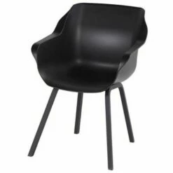 Budget ✔️ Chalet & Jardin Lot De 2 - Chaises SOPHIE Element Armchair - Noir 🤩
