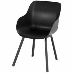 Bon marché 🛒 Chalet & Jardin Lot De 2 - Chaises SOPHIE Element Organic - Noir ❤️