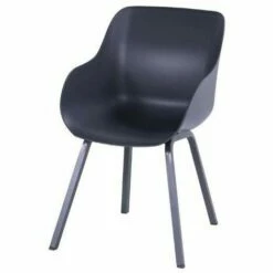 Meilleur prix 🤩 Chalet & Jardin Lot De 2 - Chaises SOPHIE Element Organic - Anthracite 🔔