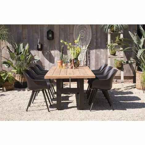 Meilleure affaire 😀 Chalet & Jardin Table SOPHIE Yasmani - 240 X 100 Cm 🌟 2 Meilleure affaire 😀 Chalet & Jardin Table SOPHIE Yasmani - 240 X 100 Cm 🌟 – Image 2