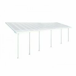 Meilleur prix 🔔 CHALETJARDIN Toit De Terrasse FERIA 3 X 8 - BLANC 🎁