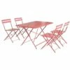 Les meilleures critiques de 🥰 Chalet & Jardin Ensemble De Jardin Pliant BISTROT - 1 Table + 4 Chaises- Terre Cuite 💯