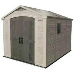 Meilleure vente 🔥 Chalet & Jardin Abri De Jardin PVC Aspect Bois 8,5m2 ⌛