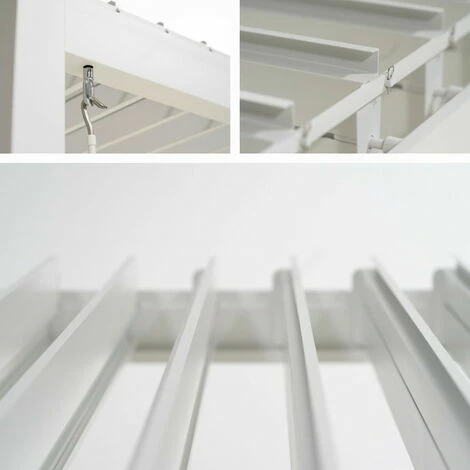 Acheter 🎉 Chalet & Jardin Pergola Bioclimatique Autoportée Ombréa® 3 X 4 M - Blanc 😀 4 Acheter 🎉 Chalet & Jardin Pergola Bioclimatique Autoportée Ombréa® 3 X 4 M - Blanc 😀 – Image 4