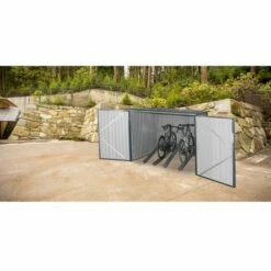 Meilleur prix 🌟 CHALET & JARDIN Coffre Métal 4 Vélos 🎉 -BOUTIQUE EN LIGNE CHALLENGER 53621490 3