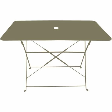 Bon marchĂ© đ Chalet & Jardin Table Rectangulaire D'extérieur Pliante Bistro En Acier - Taupe đ€© 1 Bon marchĂ© đ Chalet & Jardin Table Rectangulaire D'extérieur Pliante Bistro En Acier - Taupe đ€©