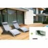 Les meilleures critiques de ✔️ CHALET & JARDIN Lot De 2 Bains De Soleil MONACO - Gris (transat) + 1 Bâche De Protection TITANIUM 🔔