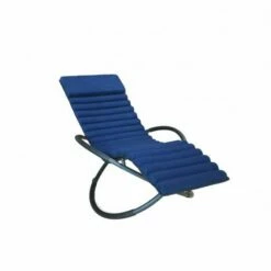 Grosses soldes đ§š CHALET & JARDIN Bain De Soleil à Bascule Swing Luxe MONACO ? Bleu â€ïž