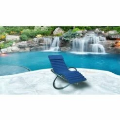 Grosses soldes 🧨 CHALET & JARDIN Bain De Soleil à Bascule Swing Luxe MONACO ? Bleu ❤️ -BOUTIQUE EN LIGNE CHALLENGER 54285196 3