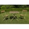 Coupon ✨ CHALET & JARDIN SET ROBINIER ENSEMBLE BISTRO - 1 TABLE + 2 CHAISES ⌛