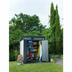 Meilleur prix 🎉 CHALETJARDIN Chalet & Jardin Abri Jardin Résine - BROSSIUM MONOPENTE - 4,7 M²- GRIS BROSSE 👏 -BOUTIQUE EN LIGNE CHALLENGER 6300567 3