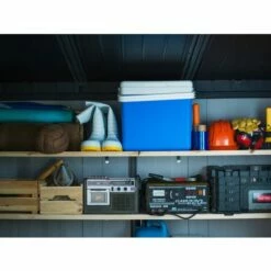 Meilleur prix 🎉 CHALETJARDIN Chalet & Jardin Abri Jardin Résine - BROSSIUM MONOPENTE - 4,7 M²- GRIS BROSSE 👏 -BOUTIQUE EN LIGNE CHALLENGER 6300567 5