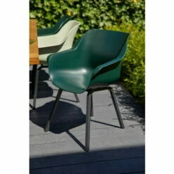Top 10 🌟 Chalet & Jardin Lot De 2 Chaises Sophie Element Armchair En Résine - Pieds En Aluminium - Vert Forêt 🔥