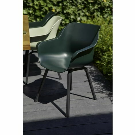 Top 10 đ Chalet & Jardin Lot De 2 Chaises Sophie Element Armchair En Résine - Pieds En Aluminium - Vert Forêt đ„ 2 Top 10 đ Chalet & Jardin Lot De 2 Chaises Sophie Element Armchair En Résine - Pieds En Aluminium - Vert Forêt đ„ â Image 2
