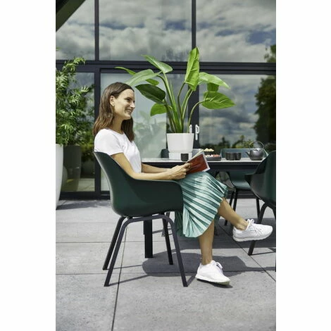 Top 10 đ Chalet & Jardin Lot De 2 Chaises Sophie Element Armchair En Résine - Pieds En Aluminium - Vert Forêt đ„ 4 Top 10 đ Chalet & Jardin Lot De 2 Chaises Sophie Element Armchair En Résine - Pieds En Aluminium - Vert Forêt đ„ â Image 4