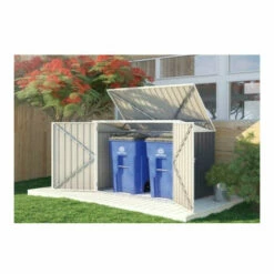 Le moins cher 🎉 CHALET & JARDIN Coffre En Métal Multifonctions 2000L - Gris 😉 -BOUTIQUE EN LIGNE CHALLENGER 8634087 3