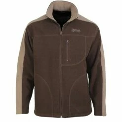 Remise 🎉 CHALLENGER CAMBRAI1 VESTE POL CHOCO/TAUPE L - MARRON ⭐