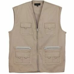 Meilleur prix ⭐ CHALLENGER GALET1 GILET BEIGE S - BEIGE 😍